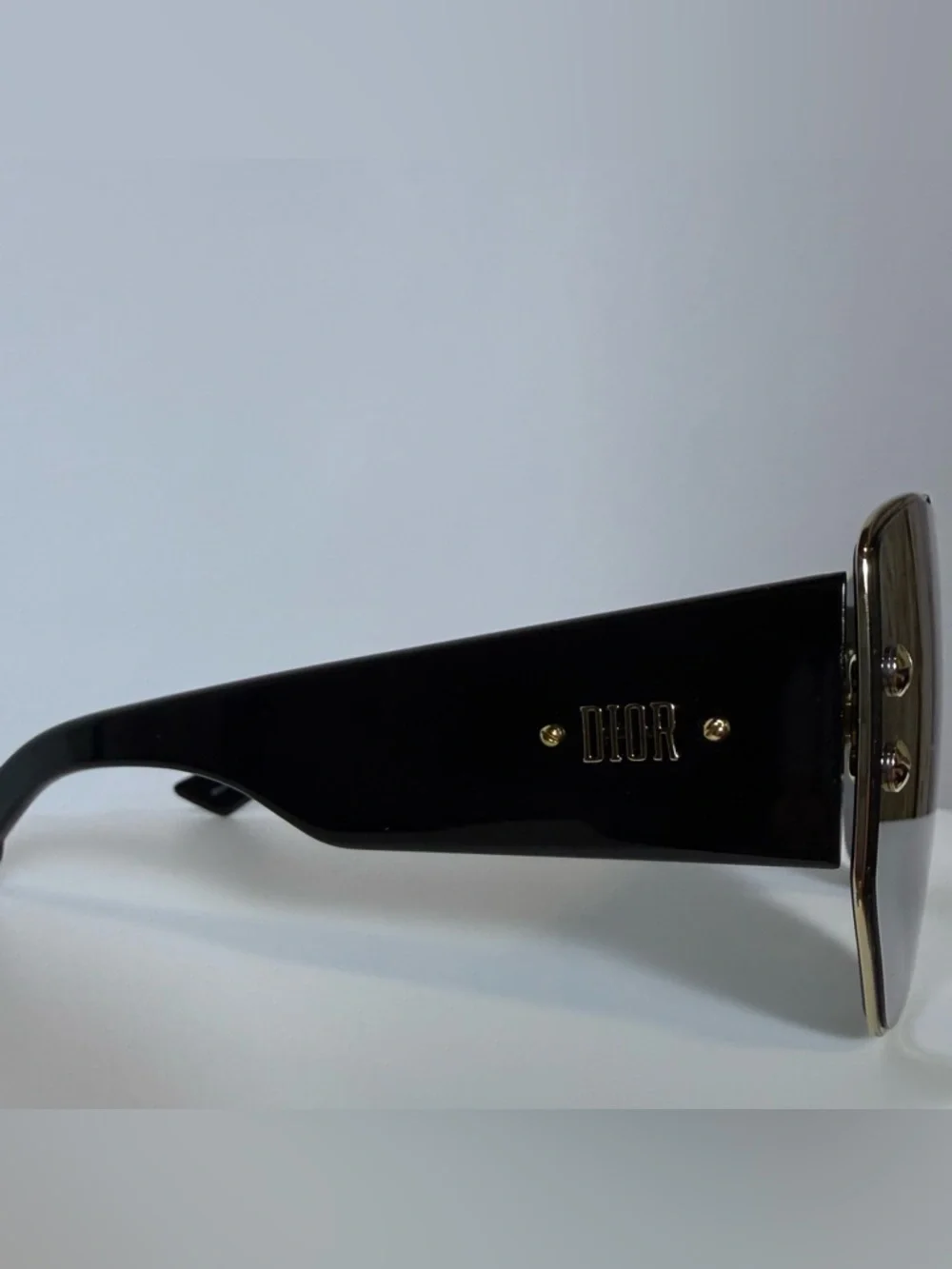 Dior Oversized Shield Sunglasses in Black  Tint